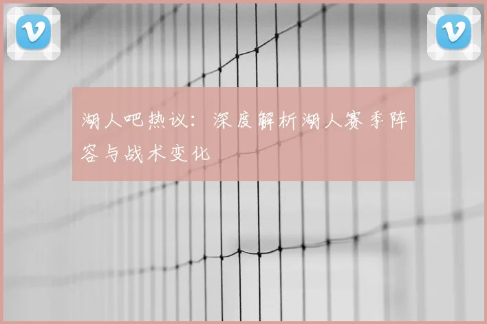 湖人吧热议：深度解析湖人赛季阵容与战术变化